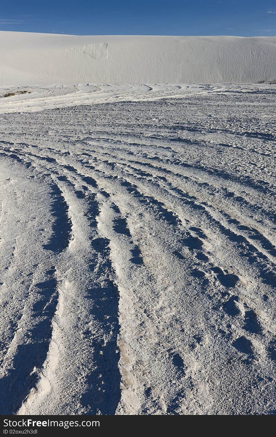 White sands