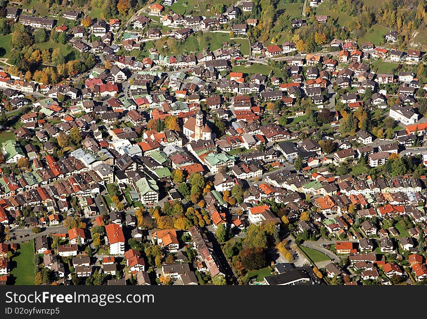 The Bavarian Alps City Mittenwald. The Bavarian Alps City Mittenwald