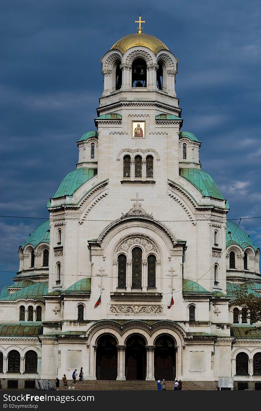 Alexander Nevsky Cathedral In Sofia