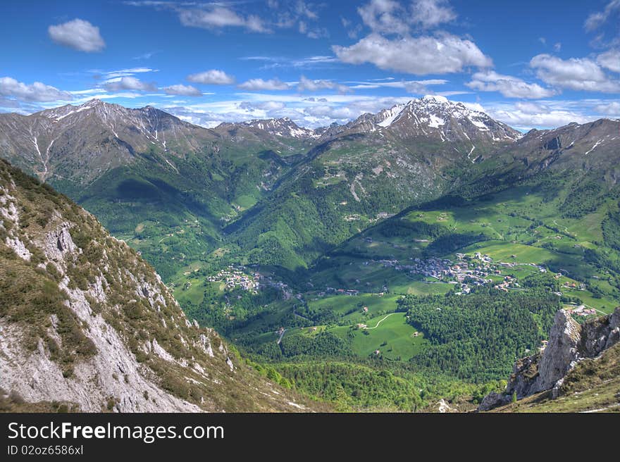 Panorama From Monte Alben