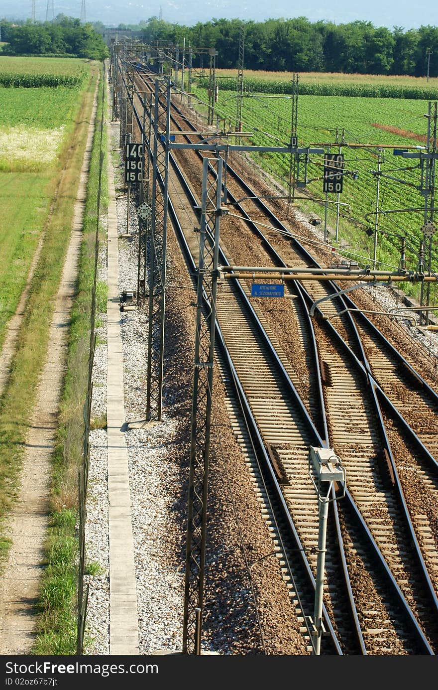 Railroad In Friuli