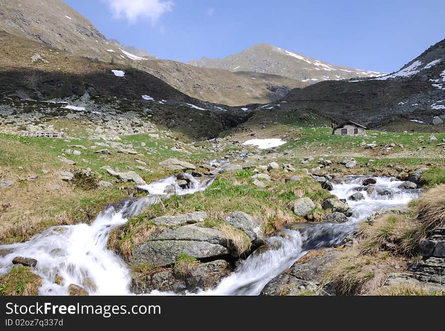 Panorama of Brembana valley