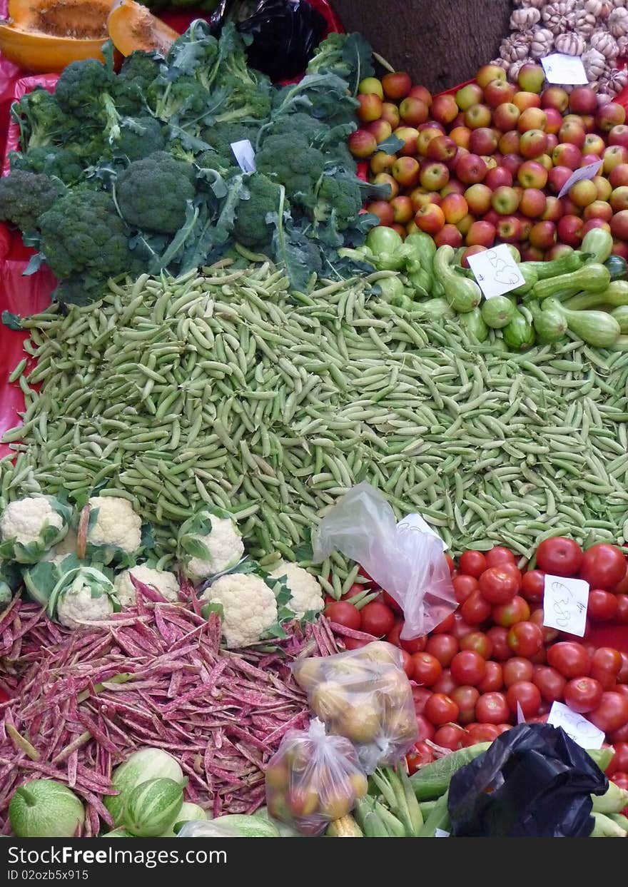 Vegetable market in Funchal, Madeira