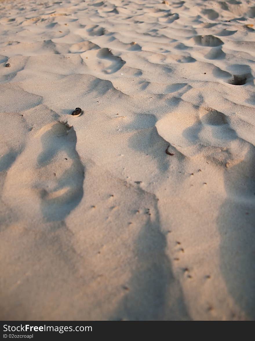 Pattern on the beach at Karon beach Thailand. Pattern on the beach at Karon beach Thailand.