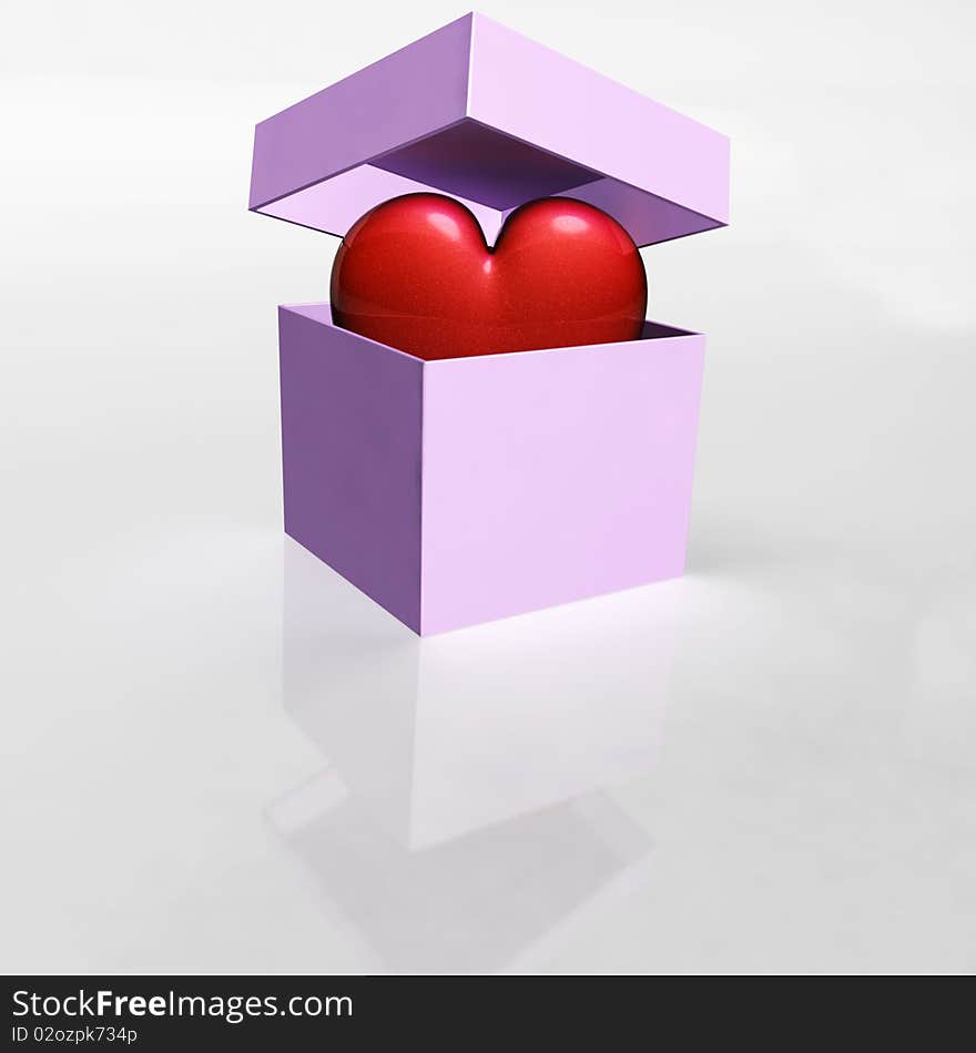 Valentines Heart in a Box