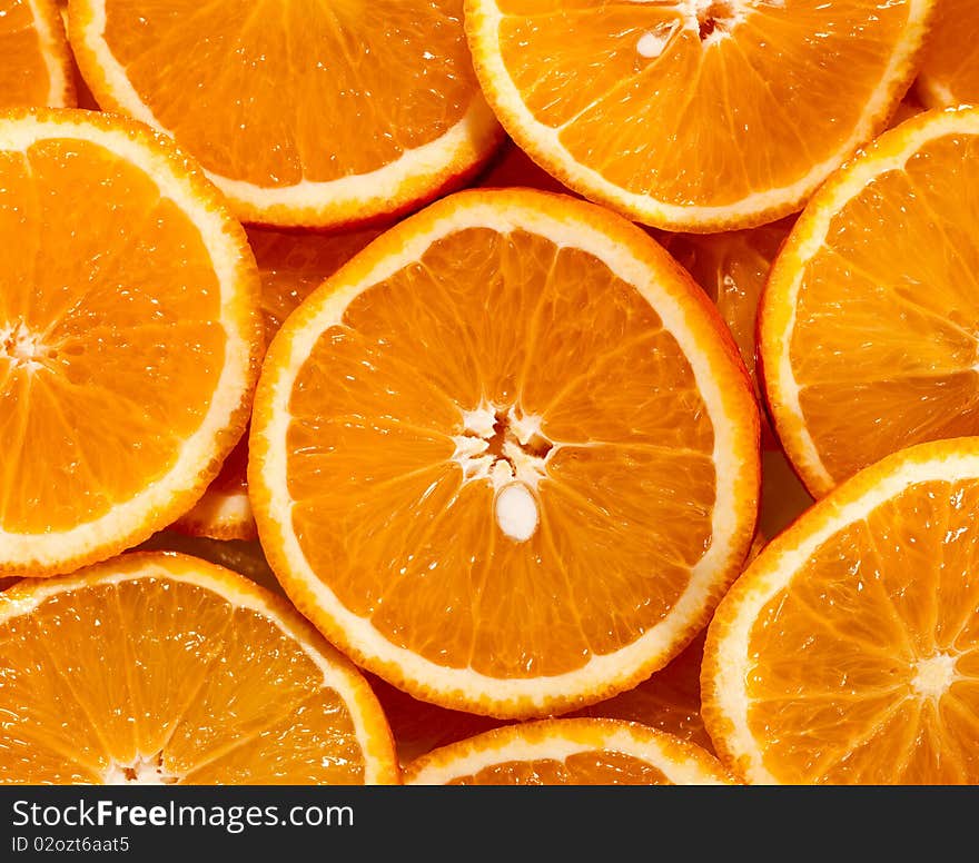 Sliced orange