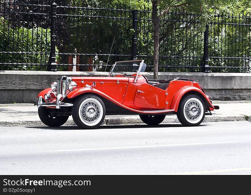 View of a collection car