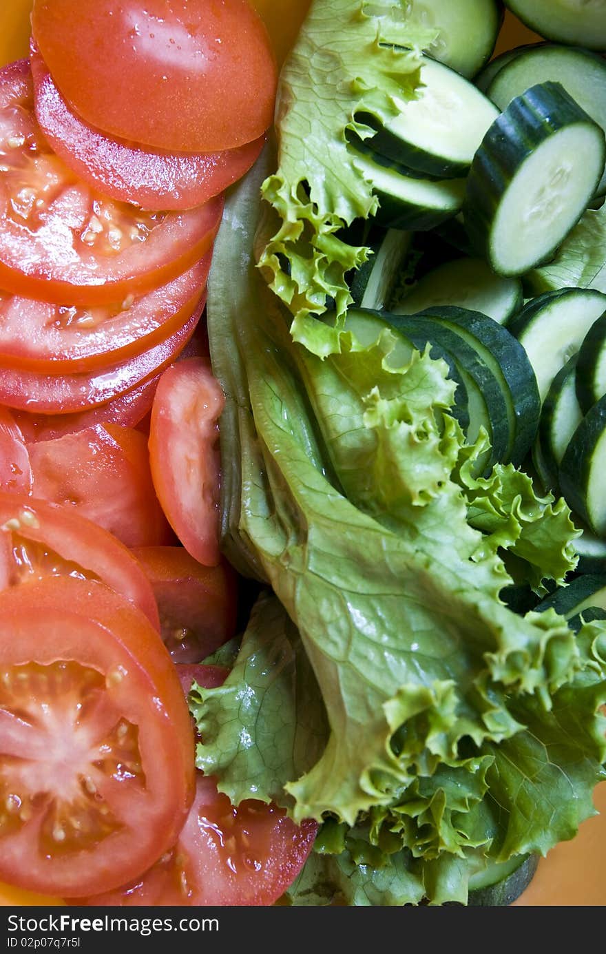 Closed up shots of vegetables. Closed up shots of vegetables