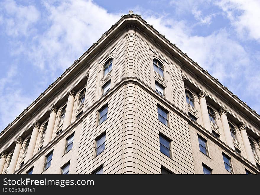 Architectural shot of a building