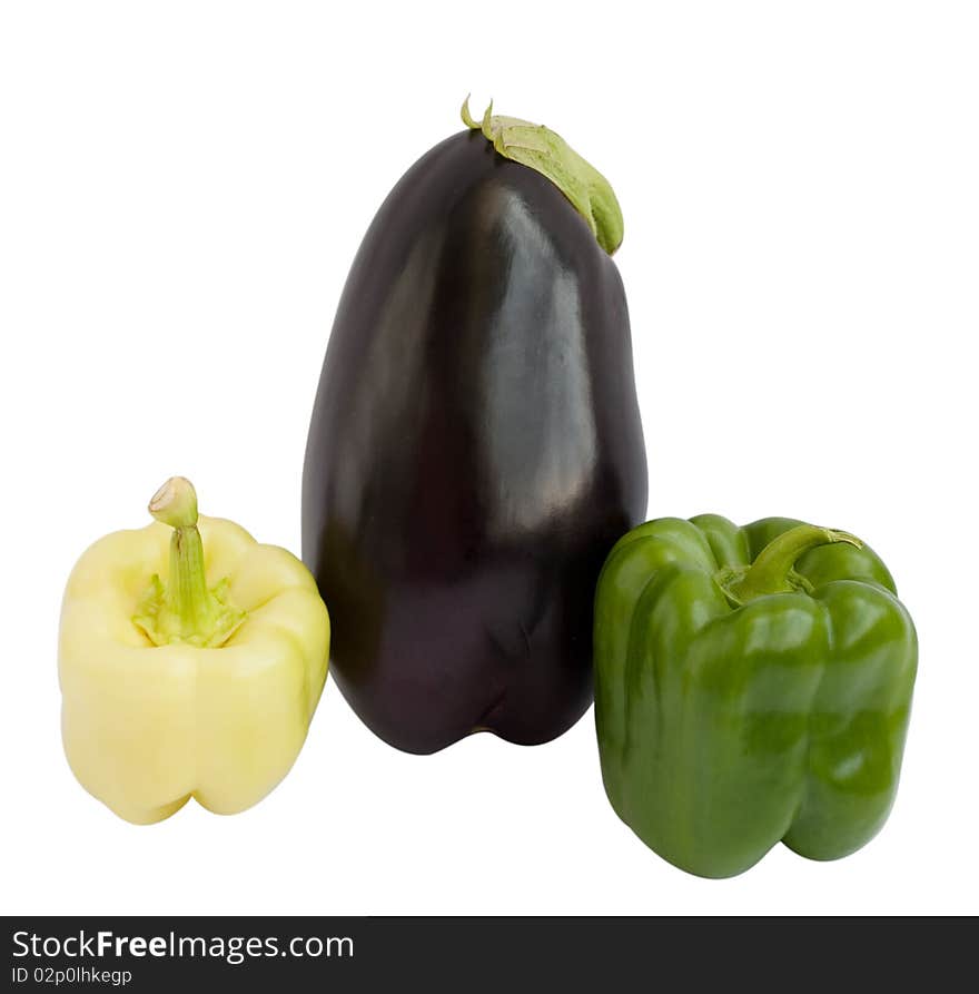 Pepper and eggplant