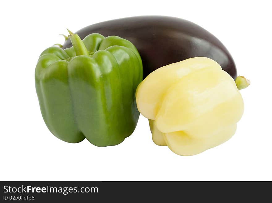 Pepper and eggplant