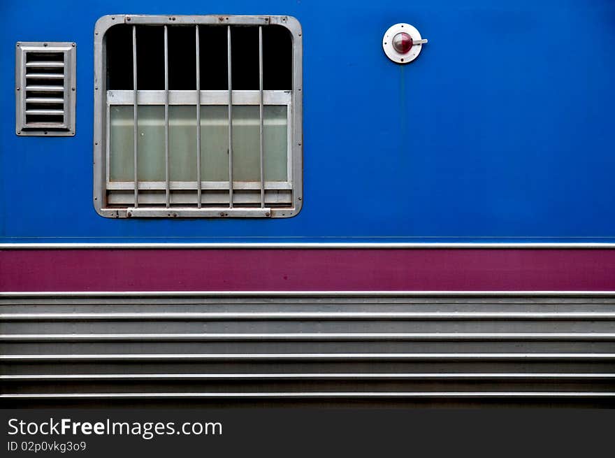 Old Thai train window