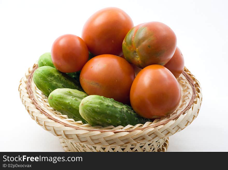 Tomatoes And Cucumbers