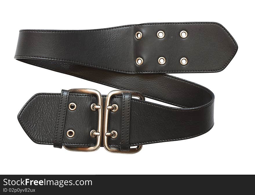 Black Leather Belt