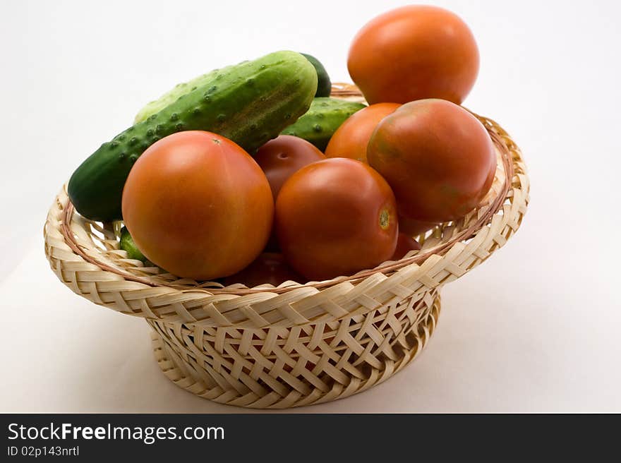 Tomatoes And Cucumbers