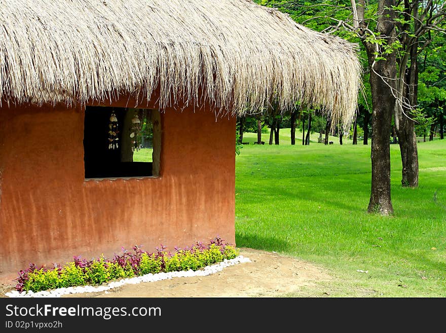 Small house  in the forest