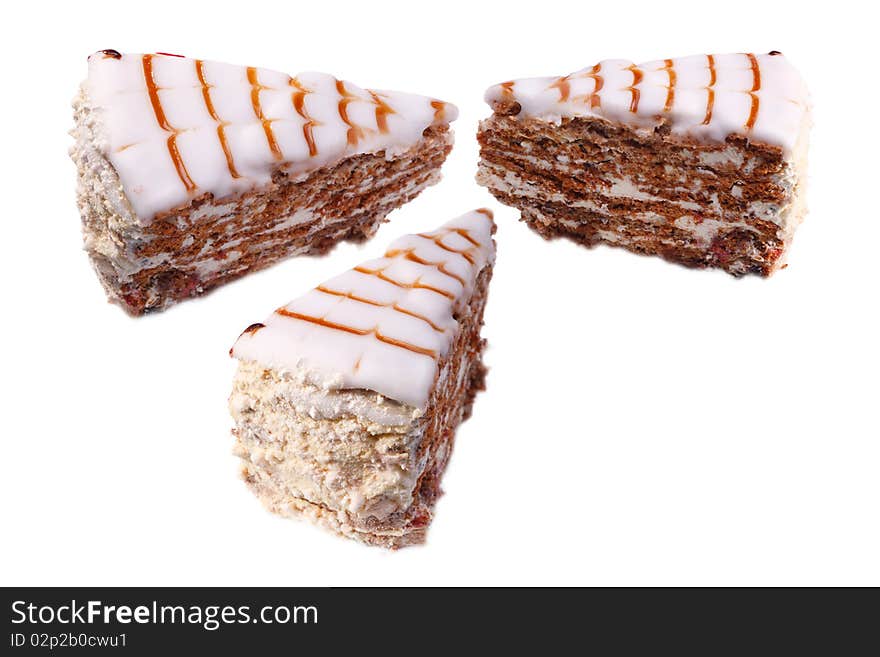 Three Slices Of Cake