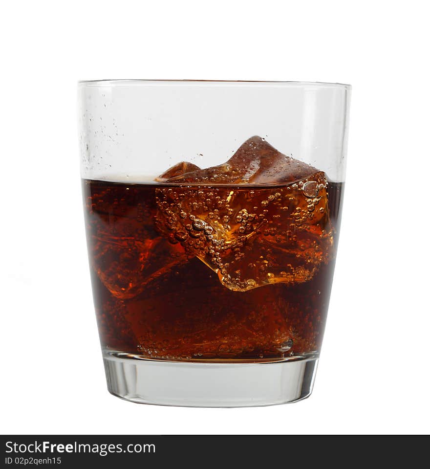 Ice in a glass