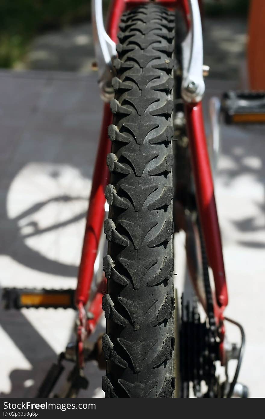 Detail of a bicycle tire!. Detail of a bicycle tire!