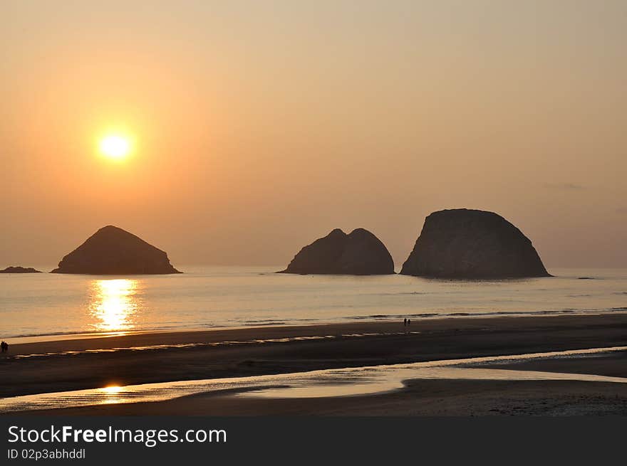 Teh coast region of Oregon, USA. Teh coast region of Oregon, USA