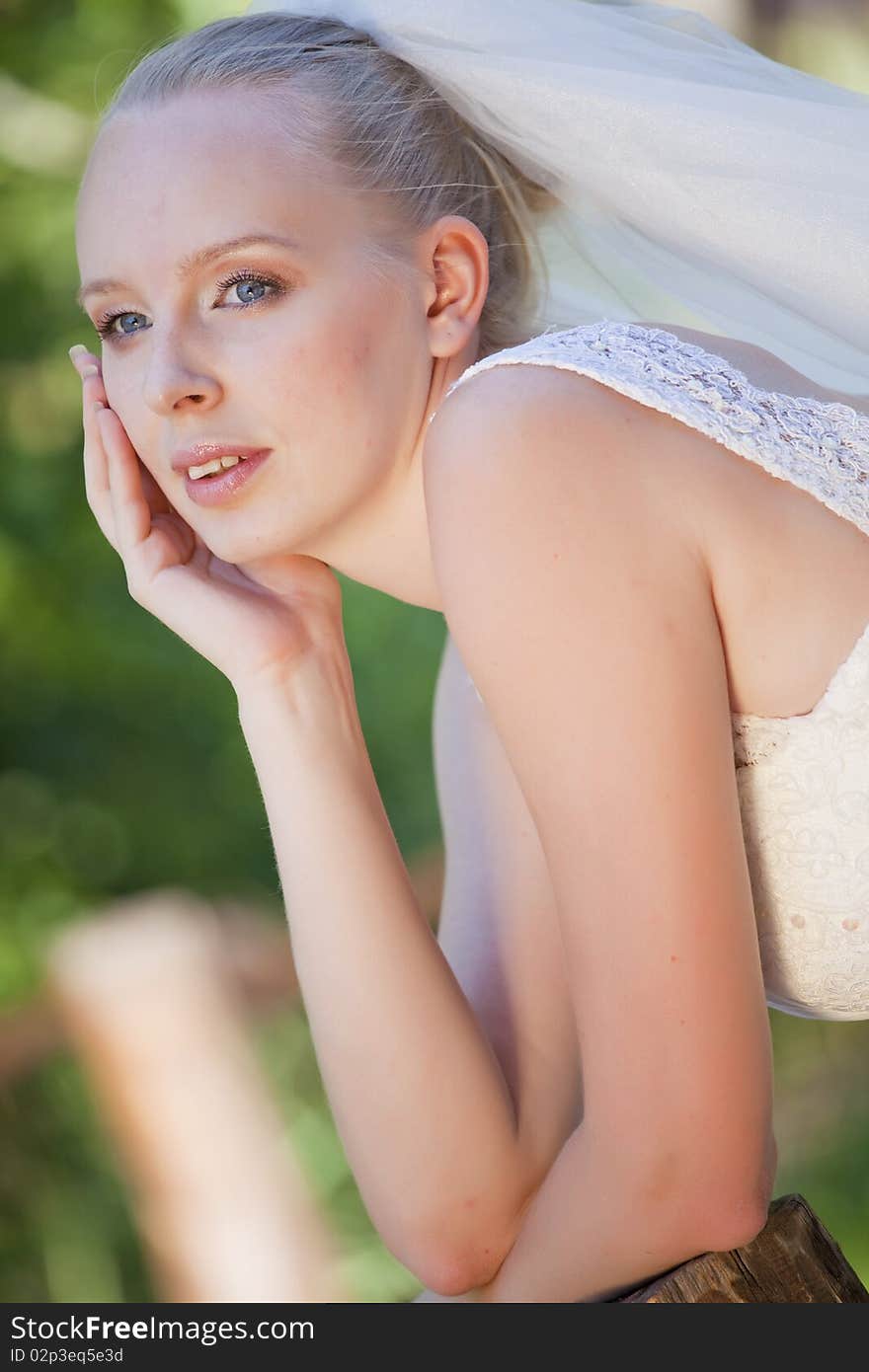 Portrait of bride