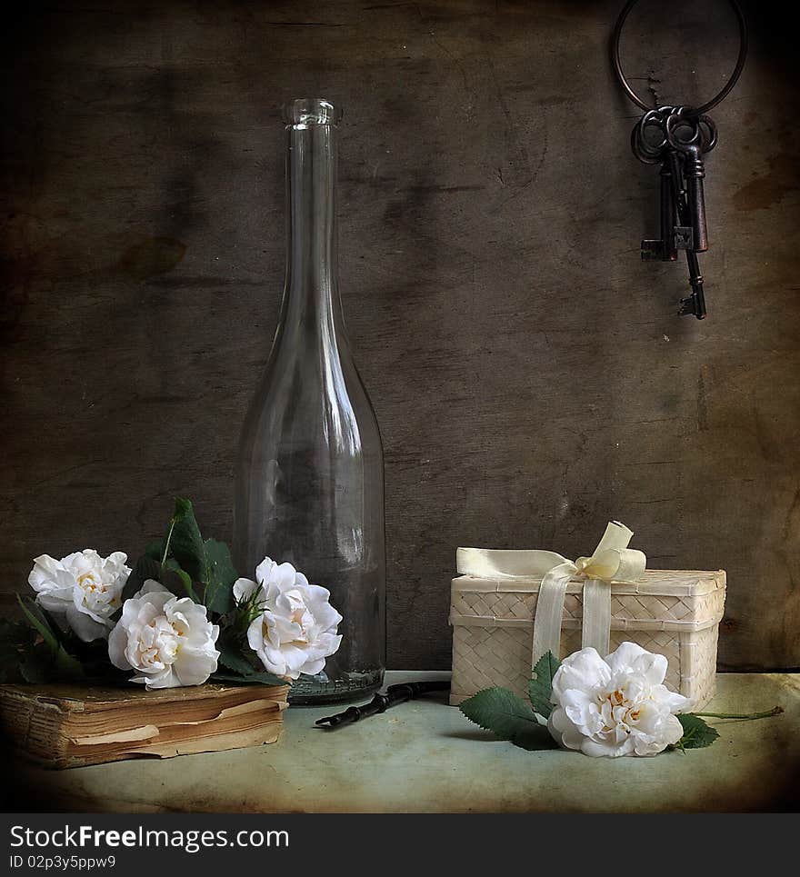 Still life with a bottle