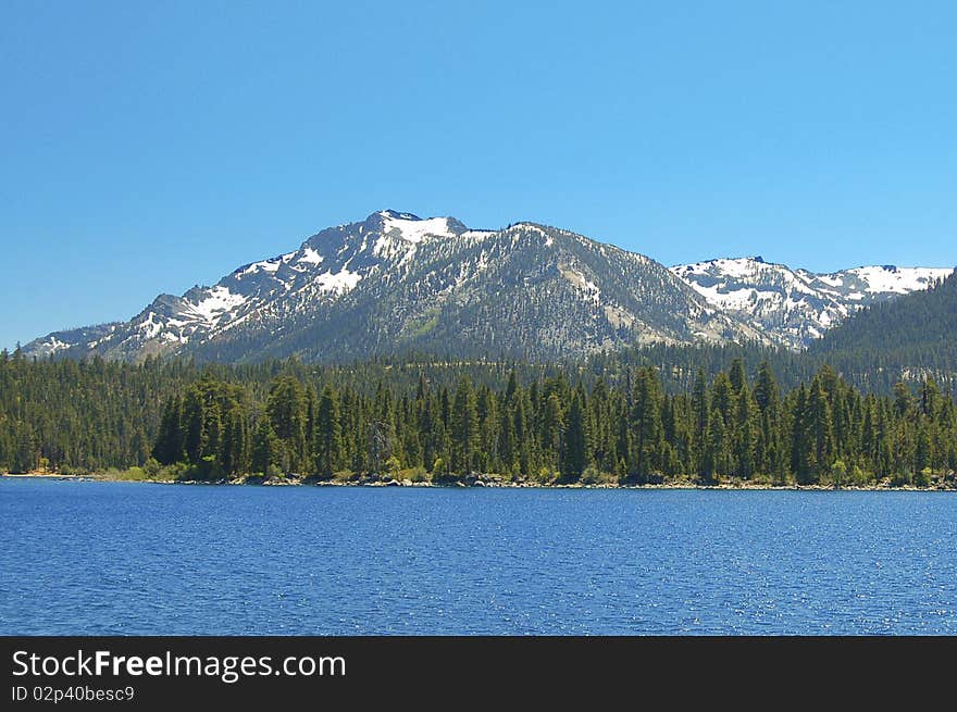 Mountain View from Lake Tahoe