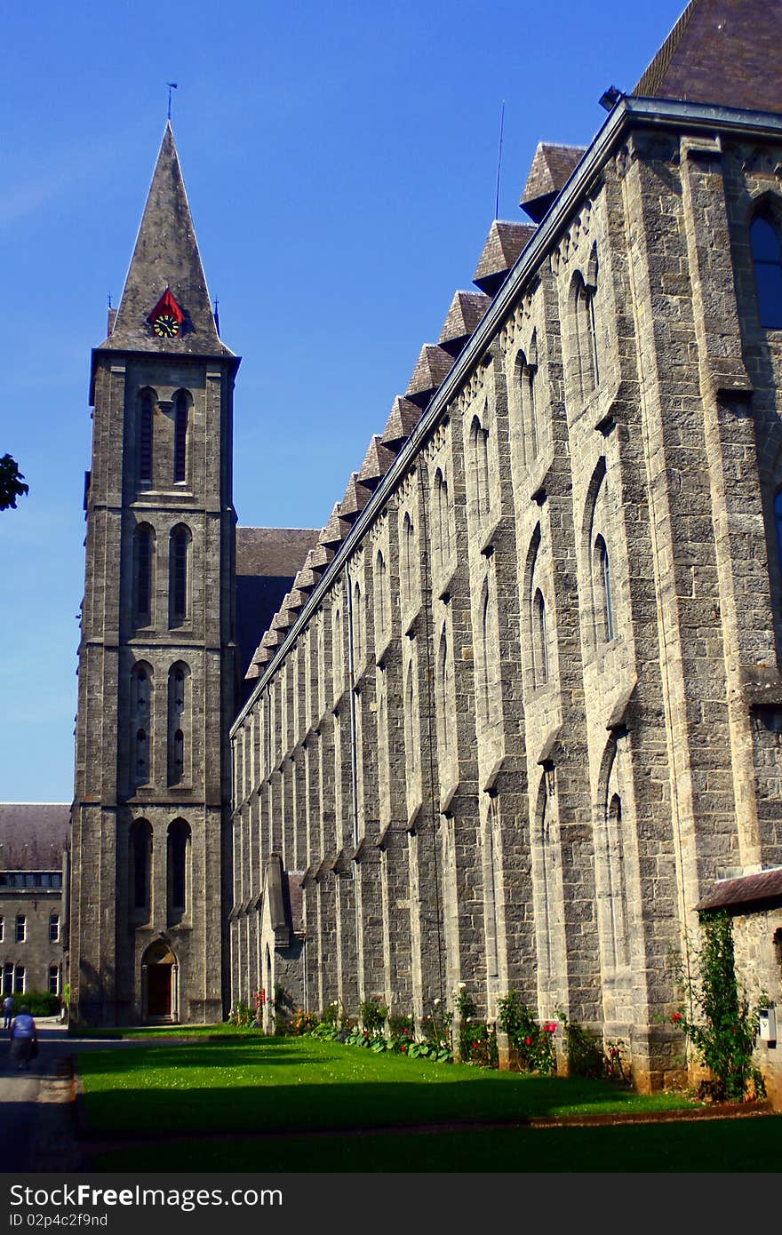 Old Belgium church