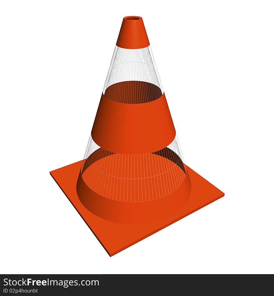 Fancy construction cone