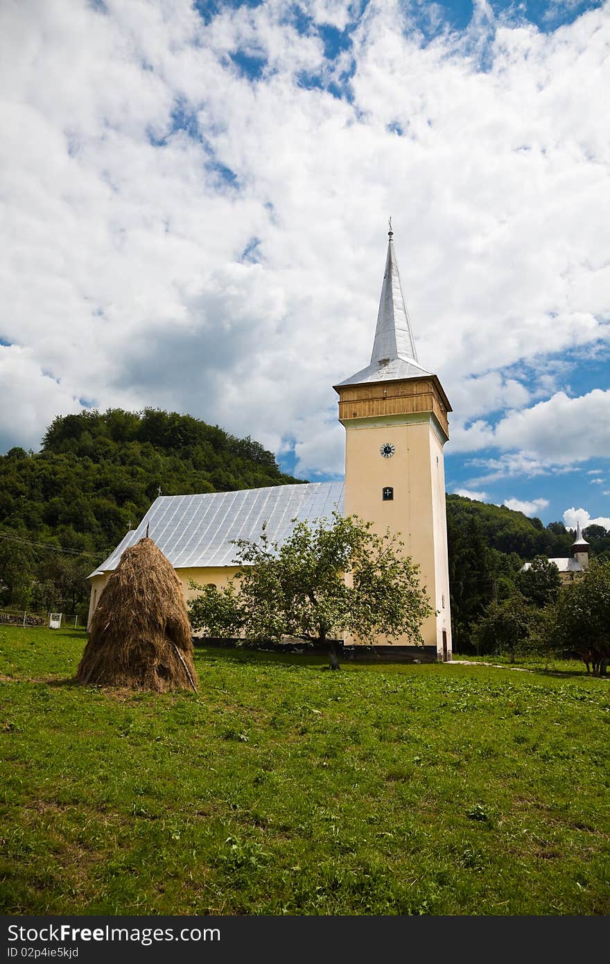 Medieval church in Corna Village