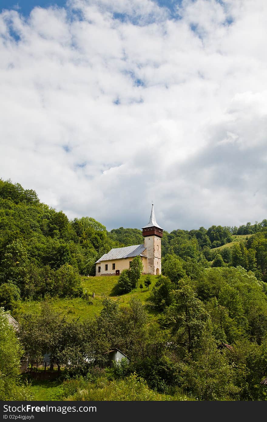 Medieval church in Corna Village