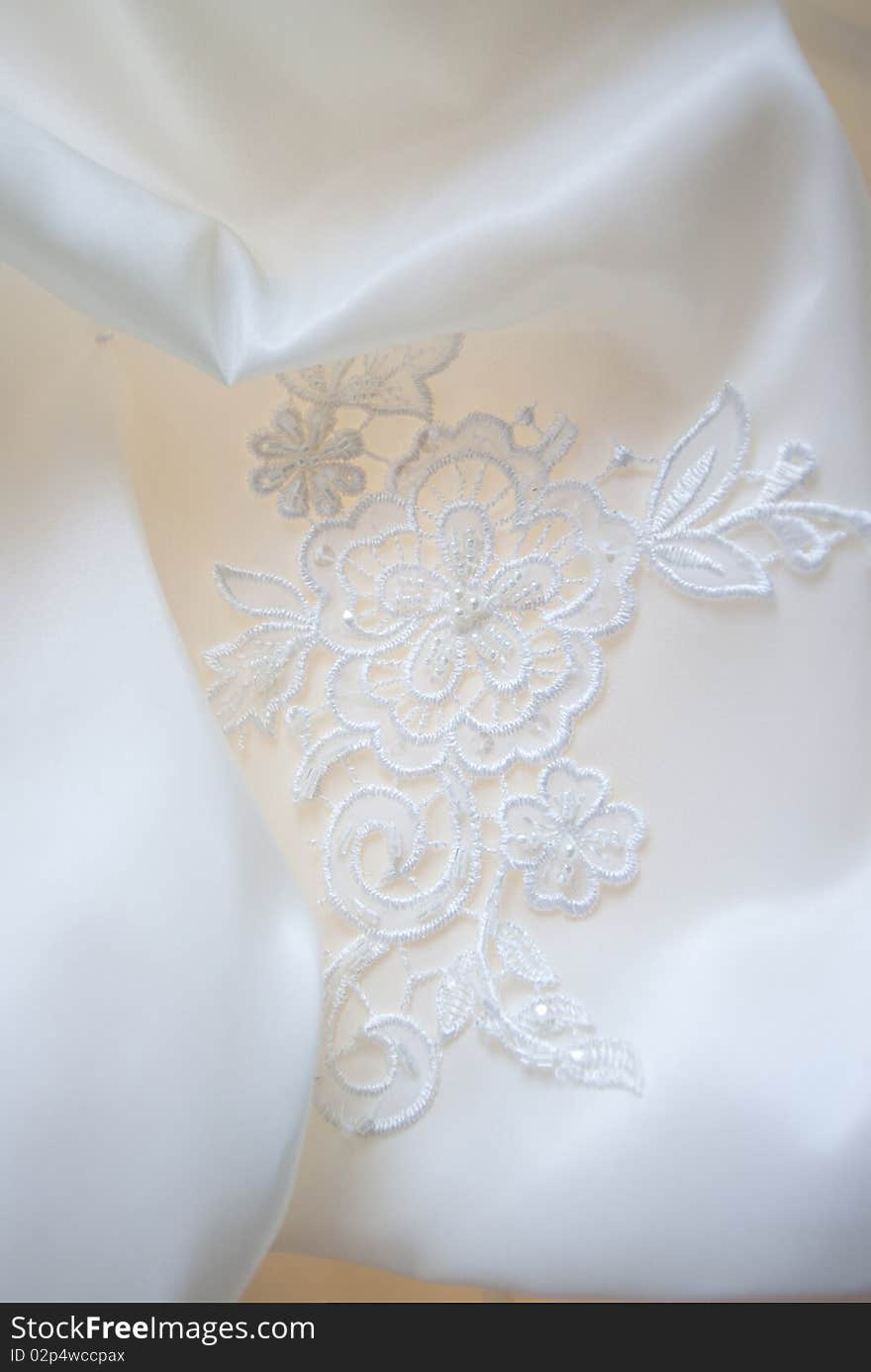 Wedding dress detail