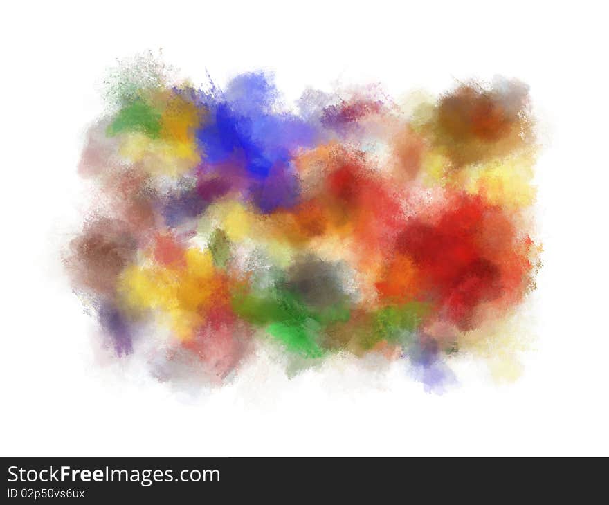 Colorful abstract watercolor brush strokes, background. Colorful abstract watercolor brush strokes, background