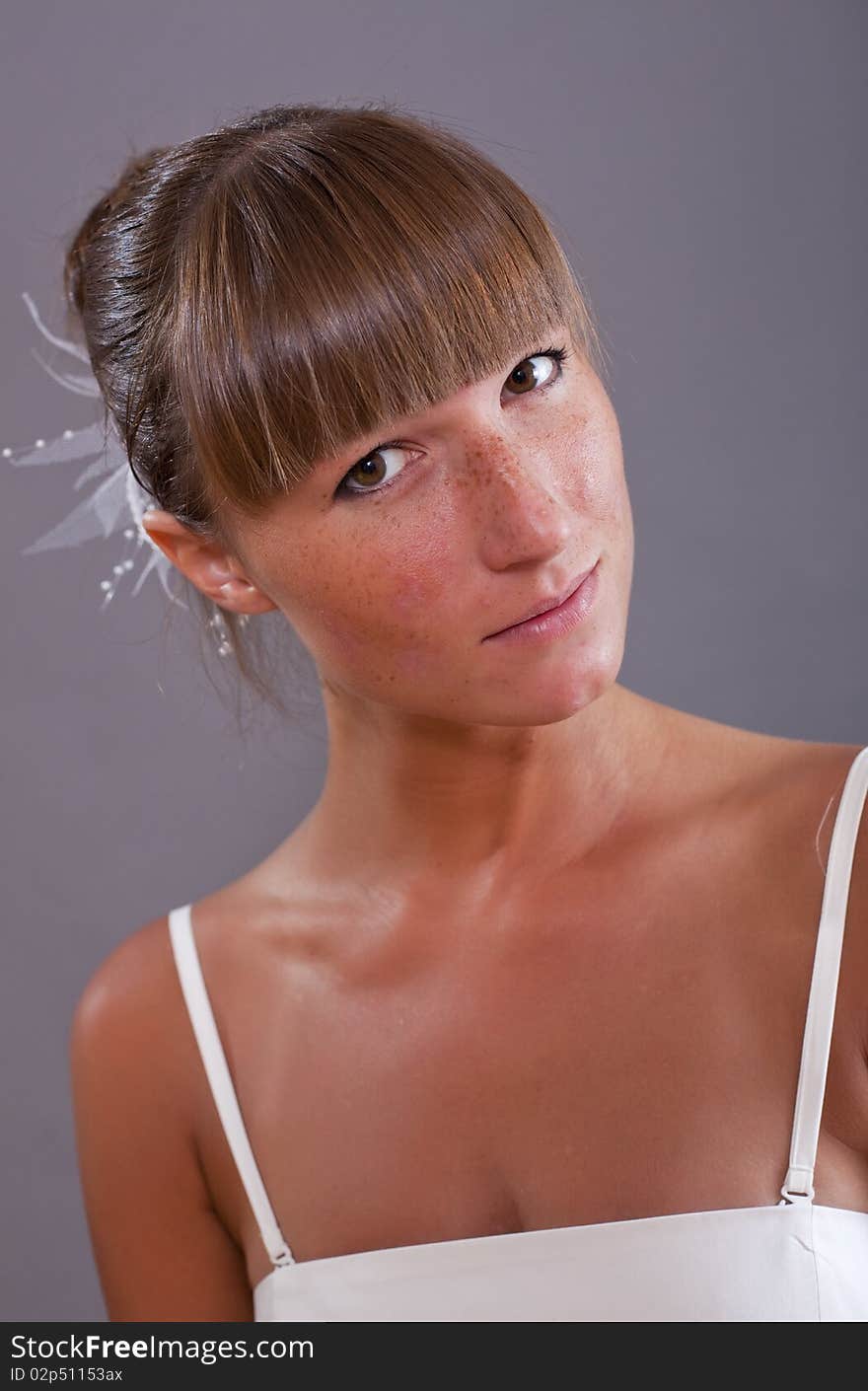 Tanned bride