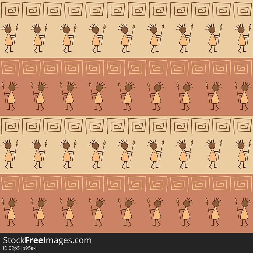 Ethnic wallpaper