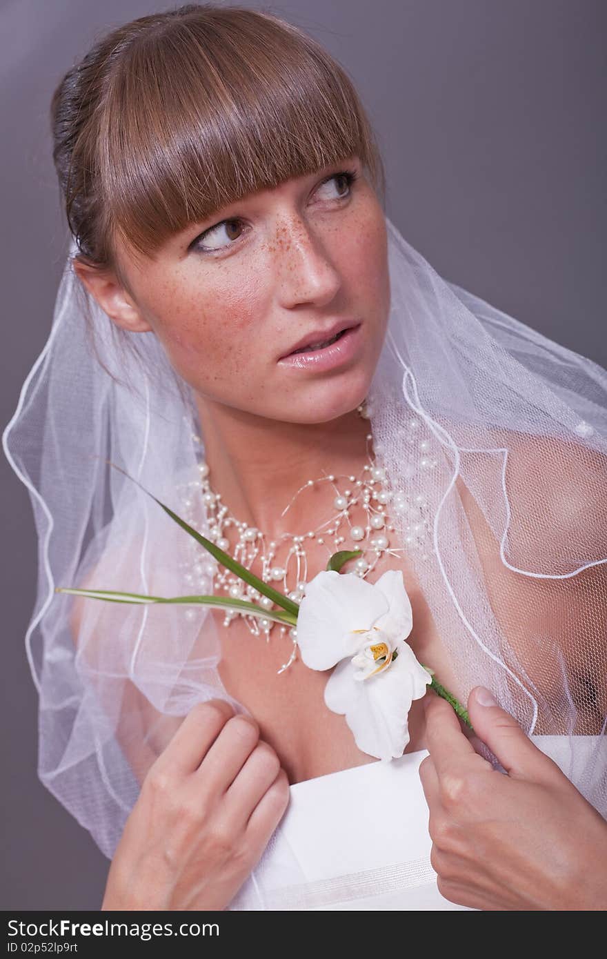 Bride With Flower