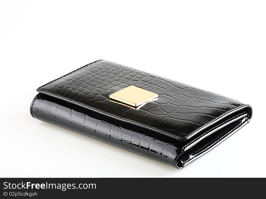 Wallet isolated on the white background