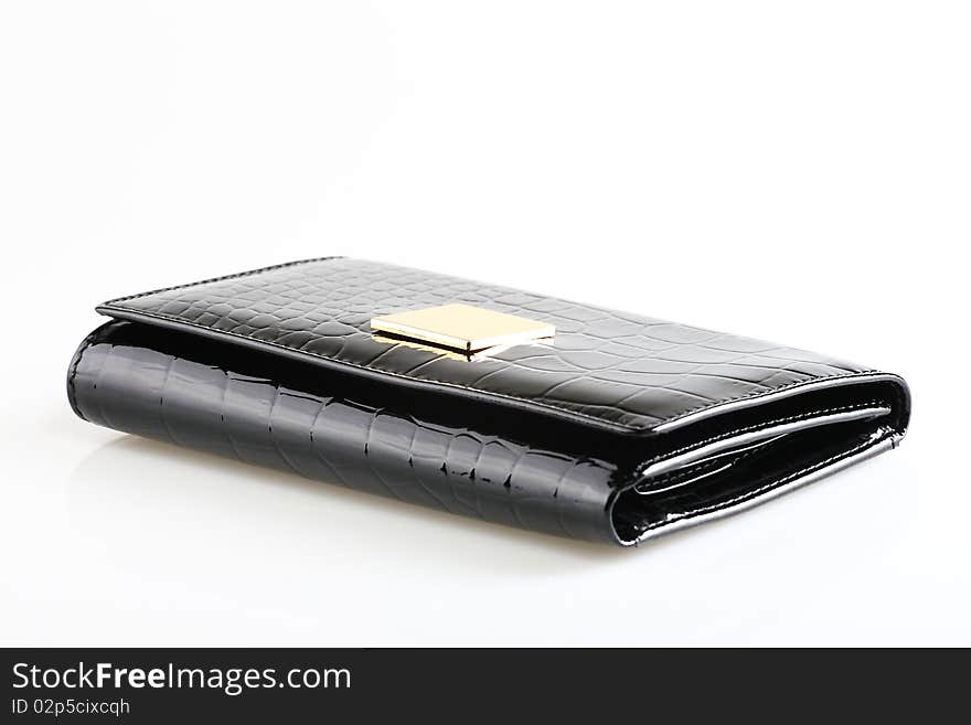 Wallet isolated on the white background