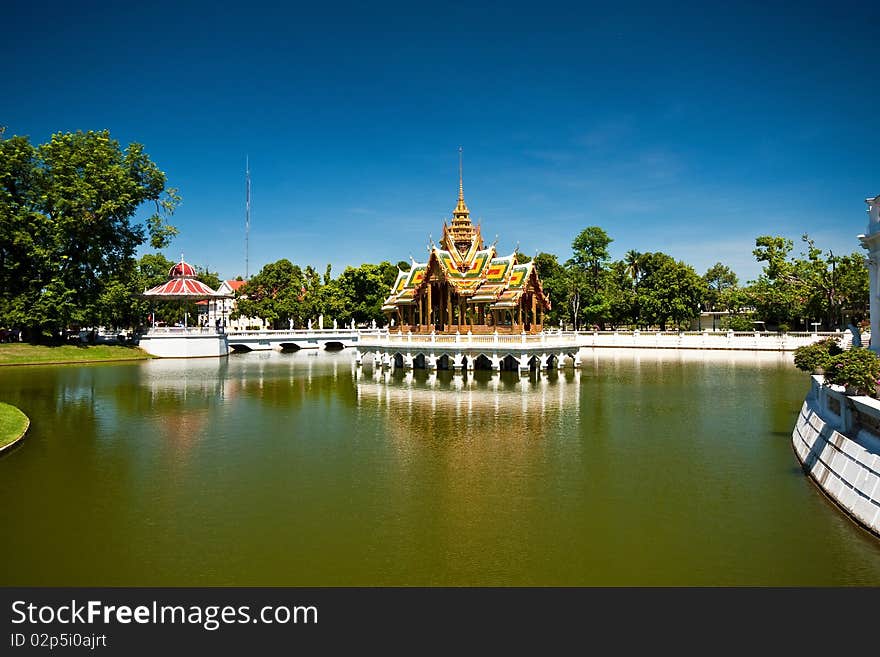 The ancient Bang PA-IN royal plance, Thailand. The ancient Bang PA-IN royal plance, Thailand