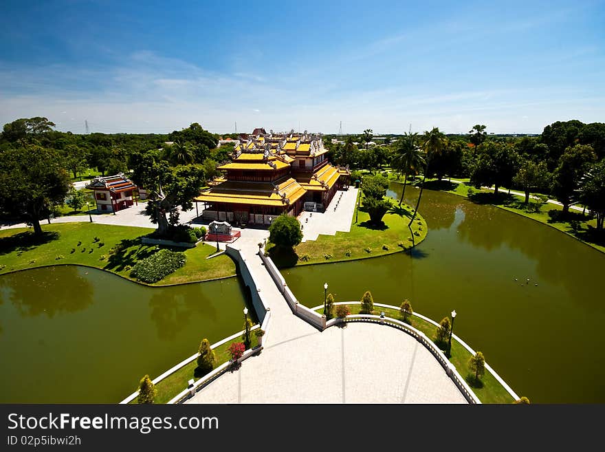 The ancient Bang PA-IN royal plance, Thailand. The ancient Bang PA-IN royal plance, Thailand