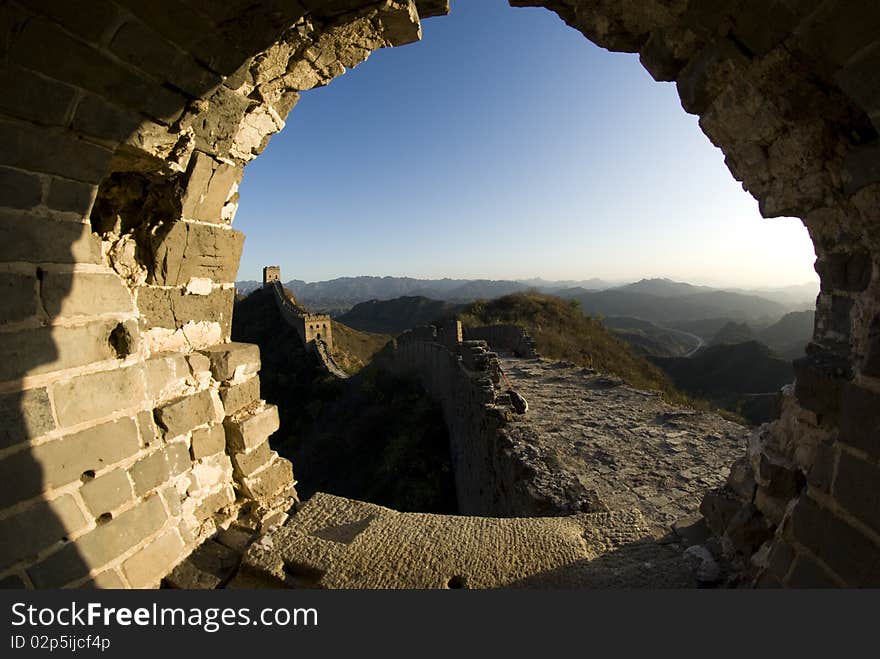 Great Wall of china simatai