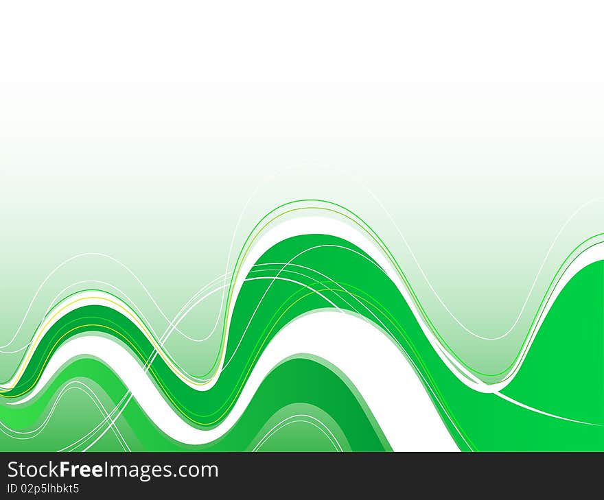 Colorful abstract lines. Vector illustration