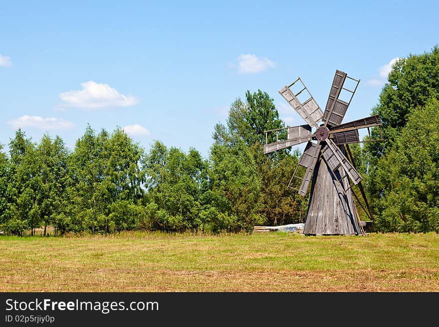 Traditional windmill