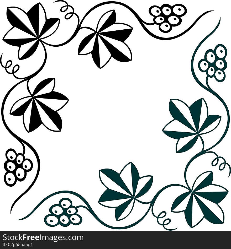 Grape  design element. Easy to edit, combine, download and use.