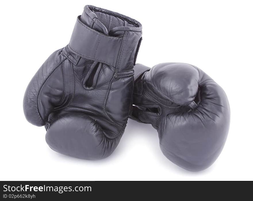 Couple of boxing-gloves on a white background