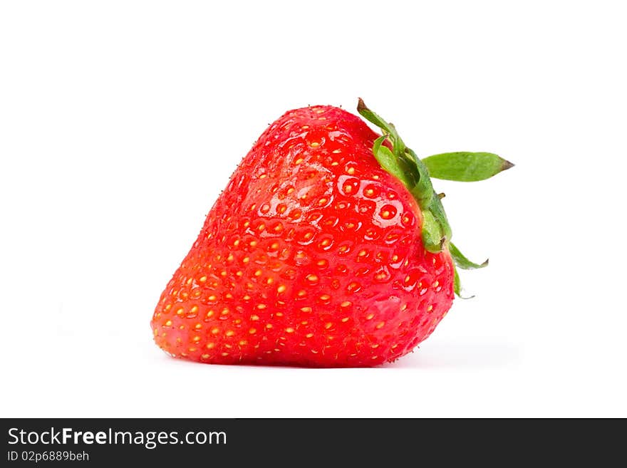 Strawberry isolated on white