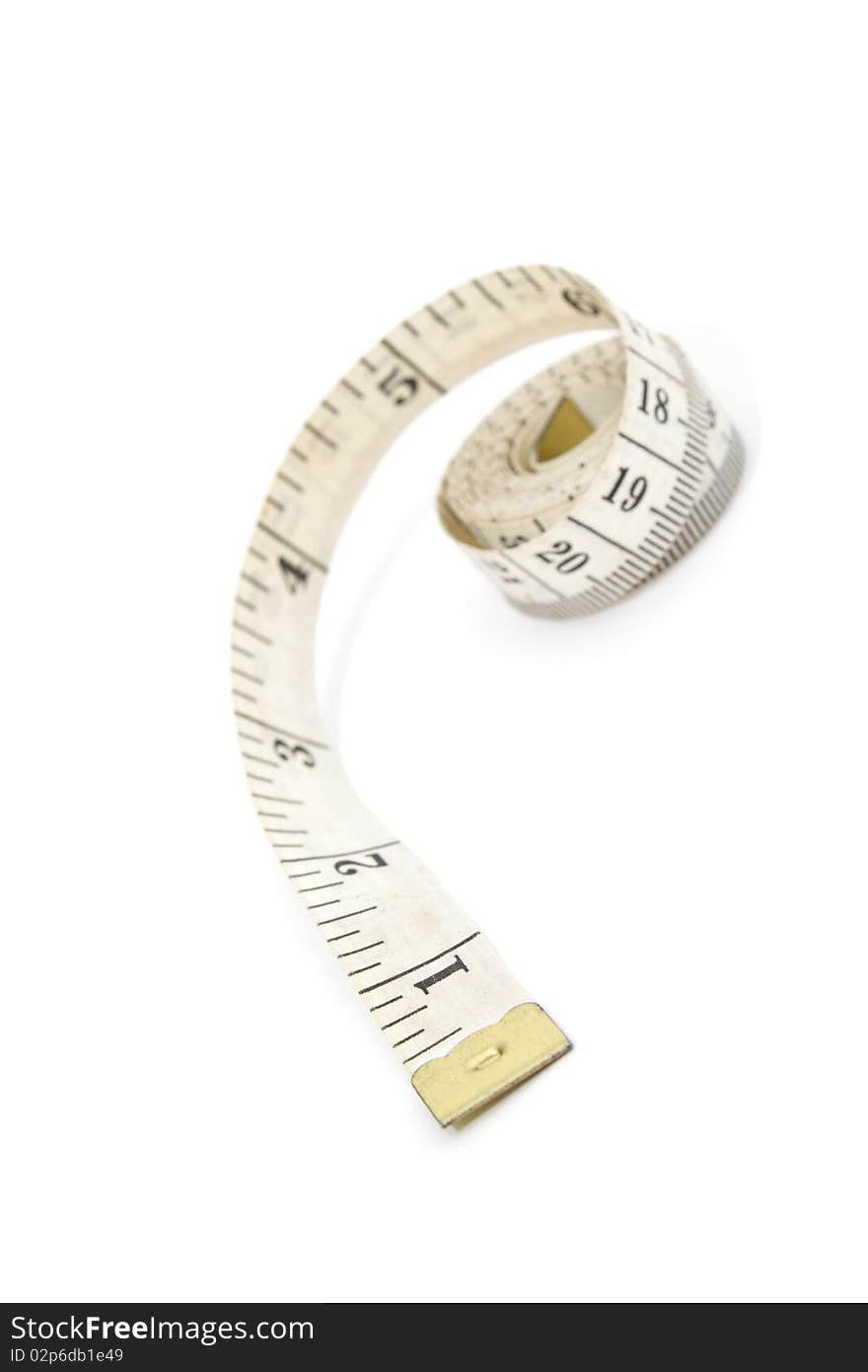 Measuring Tape Isolated On White