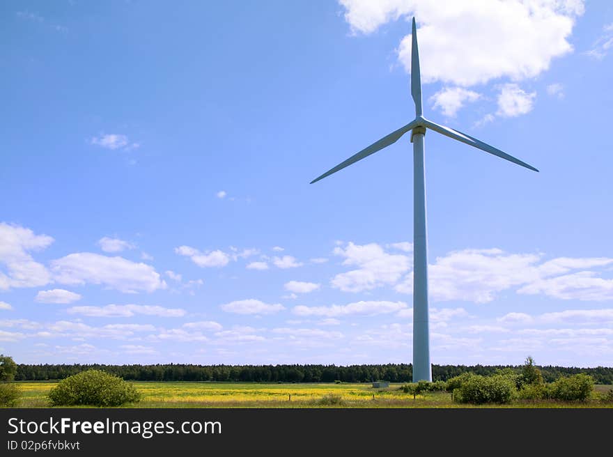 Picture of Wind turbine - renewable energy source