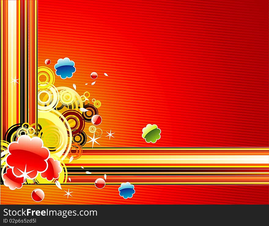 Vector abstract and colors illustration. Vector abstract and colors illustration