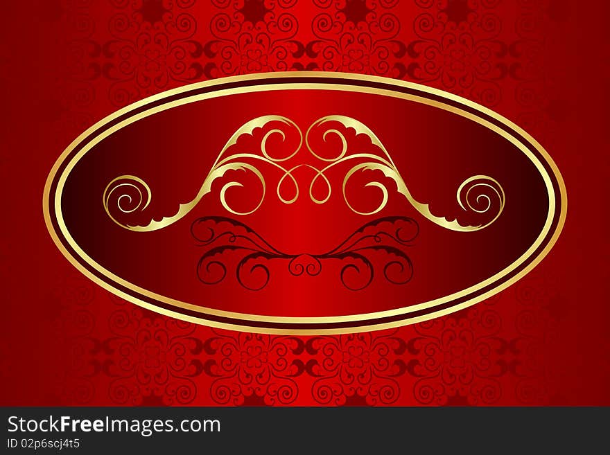 Illustration luxury background for design or packing. Vector